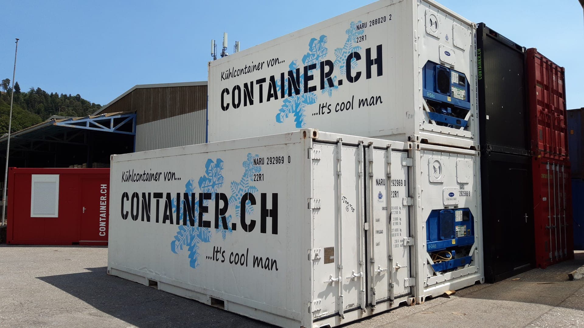 Kühlcontainer für temperaturgeführte Lagerung